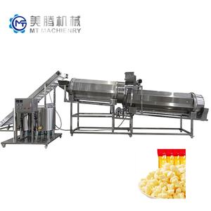 Machine de fabrication de snacks feuilletés Machine de fabrication de snacks bouffés de maïs ligne de traitement d'extrudeuse avec technologie 2024 - Product Image 3