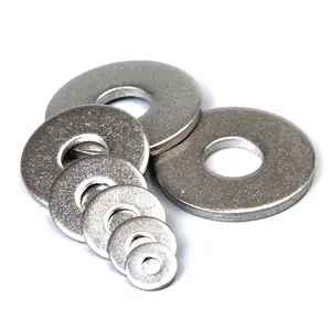 Wholesale Plain 304 Stainless Steel Flat Washer M1.6 M2 M2.5 M3 M4 M5 M5 M8 M10 M12 M20 DIN125 Washer