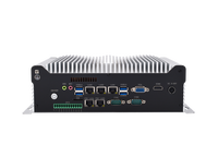 PC industriel haut de gamme I9-9900 intégré avec 5 ports LAN extensibles, entièrement en alliage d'aluminium