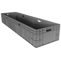 Panier logistique en plastique empilable de grande taille, recyclable, de haute qualité, avec le meilleur prix
