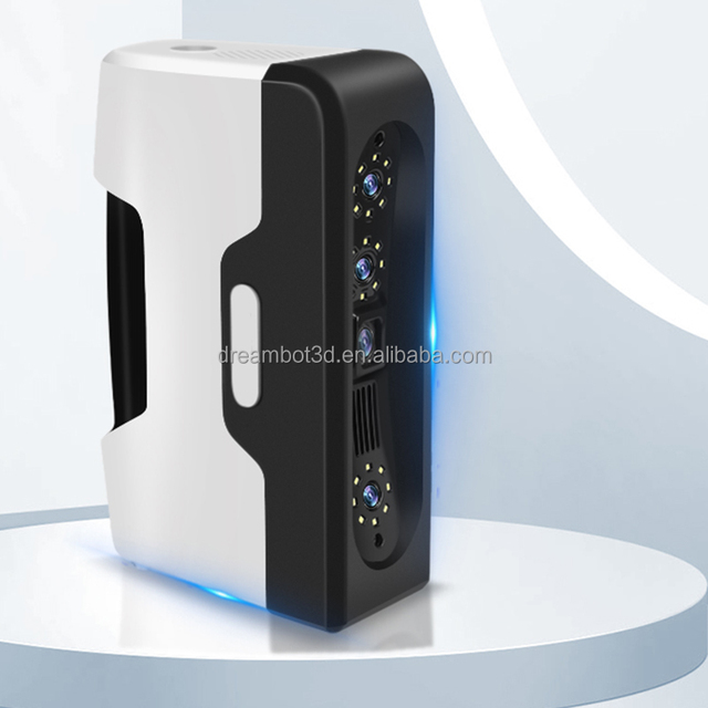 Portable Handheld Model 3W Full Color Optional Fine Scan Structured White Light 3D Scanner for 3D Modeling 3D Printing