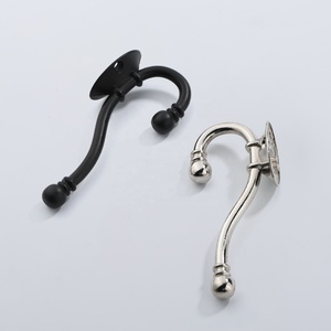 Gancho de Pared Estilo Europeo Antiguo, Doble/Sencillo, para Puertas de Armario y Detrás de Muebles, Herrajes Envejecidos - Product Image 2