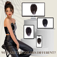 Chignon malpropre naturel ondulé bouclé Chignon ébouriffé chignon cheveux chignons pince à griffes queue de cheval Extensions de cheveux postiches chouchou pour les femmes