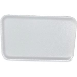 Bandejas para Carne Blanca General Supply 16SWH, 11.63 x 7.25 x 0.54 Pulgadas, 250/Cartón, para Almacenamiento de Alimentos y Contenedores - Product Image 1