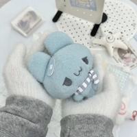 Promotion : Pendentif porte-clés en peluche lapin Crying OK Patate douce, mignon, jaune, vert, rose, jouet, cadeau, ornement à suspendre, unisexe 14+