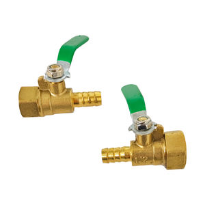 Robinet à bille en laiton massif, demi-pouce, à commande manuelle, robinet d'arrêt DN15 DN20 DN25 DN32 DN40 DN50, robinets à bille en laiton - Product Image 3