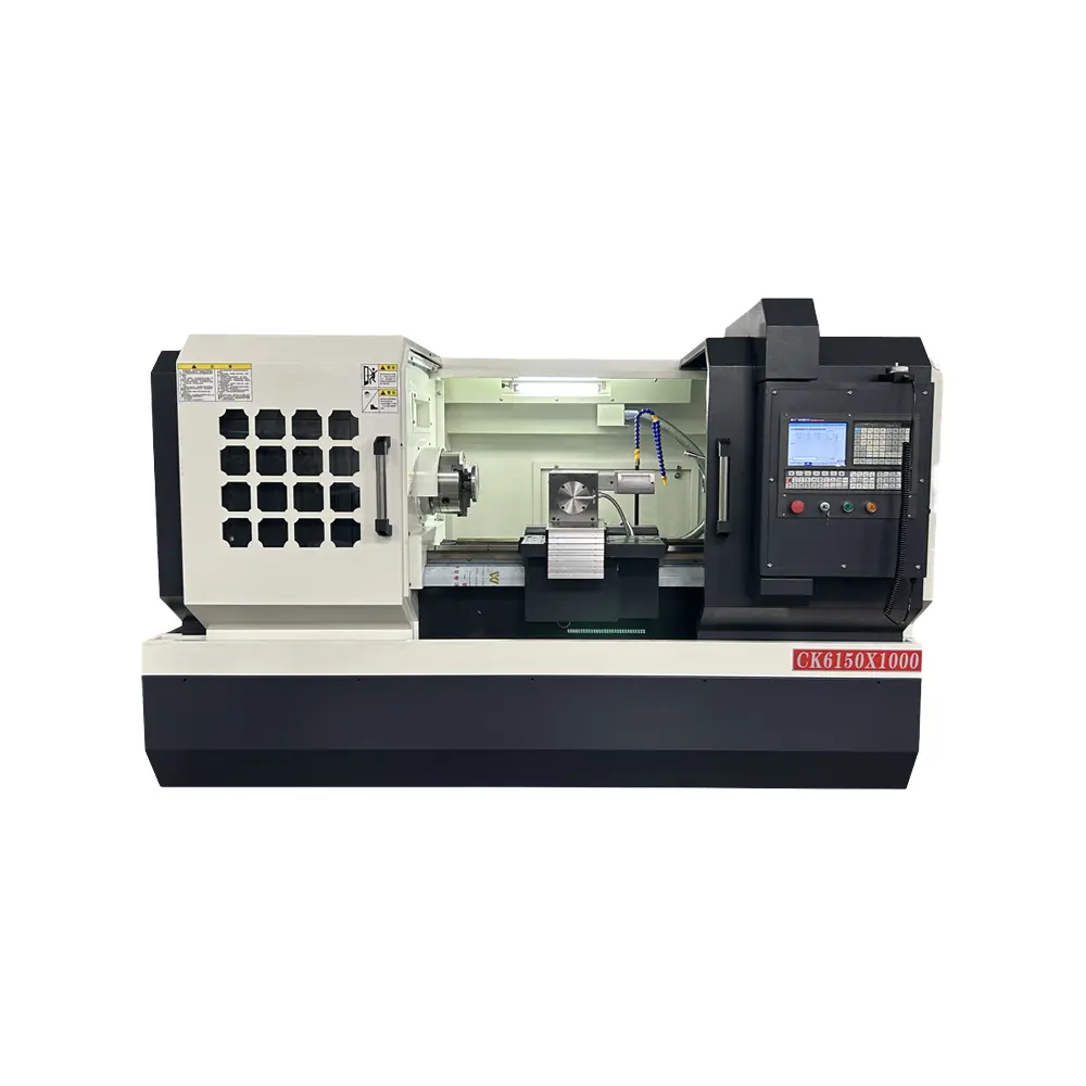 Máquina de torno cnc de cama plana CK6150 CK6163 máquina de torno para torno CNC de metal