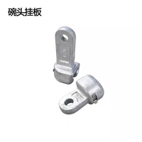 Émerillon à œillet en alliage d'aluminium haute résistance, galvanisé à chaud, avec isolateur de type WS pour ligne électrique aérienne