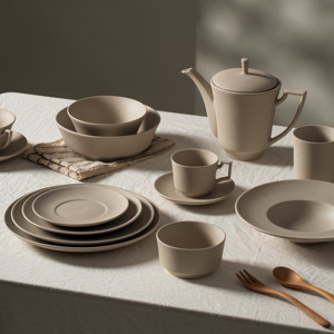 Vajilla de cerámica con diseño esmerilado mate para postres, <span class=keywords><strong>tapas</strong></span>, aperitivos, platos de presentación, platos de cerámica para la cena, para bodas - Product Image 5