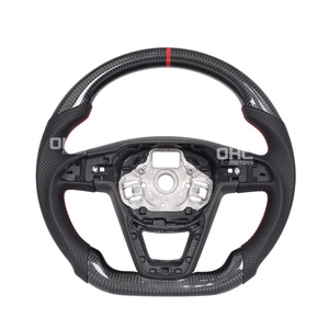 Volante de Carbono Personalizado para <span class=keywords><strong>Seat</strong></span> Leon, Volante de Fibra de Carbono, <span class=keywords><strong>Cupra</strong></span> 2016 2013 2014 2015 2017 <span class=keywords><strong>2018</strong></span> 2019 - Product Image 1