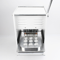 Machine de thermoscellage manuelle pour capsules de café expresso vides en aluminium à 9 trous, en plastique