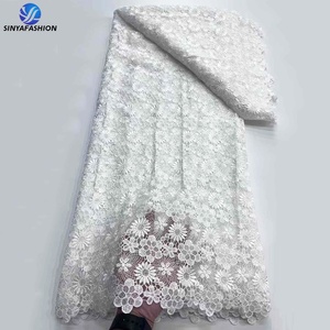 Lusso all'ingrosso tessuto di pizzo ricamato Guipure tessuto africano Guipure <span class=keywords><strong>vestiti</strong></span> Casual tessuto <span class=keywords><strong>da</strong></span> <span class=keywords><strong>sposa</strong></span> in pizzo - Product Image 1