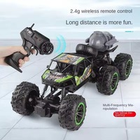 AiJH 1:18 Voiture RC d'escalade six roues avec pulvérisation, télécommandée, tout-terrain, véhicule RC Crawler en gros