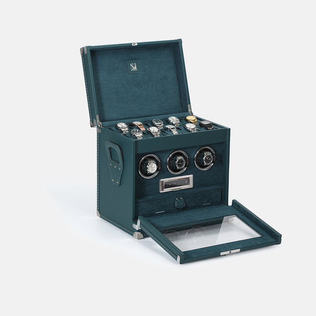 3 Modes Automatic Watch Winder with Clockwise and Counter-Clockwise Modes