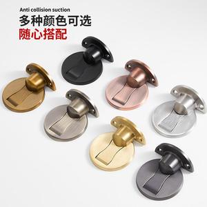 304 Stainless Steel Floor Door <b>Stopper</b> Strong Magnetic Precision Cast No Drilling Required Silent Door <b>Stopper</b> - Product Image 1