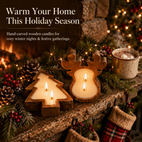 Bol à bougie en bois personnalisé, récipient pour bougie parfumée, support décoratif pour la fête des mères, emballage cadeau et décoration intérieure
