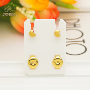 Janex – Boucles d'oreilles plaquées or hypoallergéniques en acier inoxydable chirurgical 316, assortiment de boules, pour enfants et femmes, cadeau de fête - Product Image 5