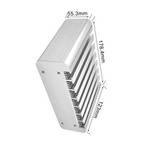 Boîtier électronique personnalisé pour contrôleur Led Usinage CNC Profilé industriel en aluminium extrudé Conducteur Led Boîte de jonction Boîtier