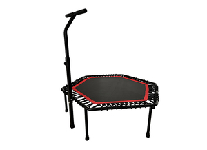 Trampoline de rebond hexagonal pour adultes CreateFun 48 pouces, entraîneur de fitness, saut à l'élastique, <span class=keywords><strong>cardio</strong></span>-training, trampoline extérieur, réglable - Product Image 2