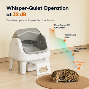 AutoScooper 12 Lite – Bac à litière intelligent et automatique pour chat, écologique, en plastique, double mode, toutes tailles de chats, grande capacité 10 kg, facile d'utilisation - Product Image 6