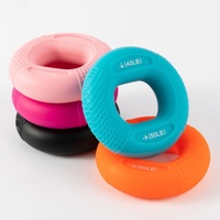 Anillo de silicona Hand Grip Fitness Fingertip Power Trainer para fuerza muscular mejora la fuerza de los dedos