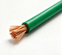 BVR 300/500V PVC-Isoliertes Kupfer-Gebäudekabel Einadrig 4mm² Werkspreis CE-Zertifiziert Grüne Farbe