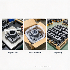 Composants de précision moulés au sable sur mesure, fournis par l'usine, en fonte ductile avec usinage CNC - Product Image 6