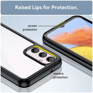 Funda para Teléfono Móvil Plegable de Acrílico Transparente y Rígida para Galaxy M15 F15, Funda de Lujo Resistente a Golpes para <span class=keywords><strong>Samsung</strong></span> <span class=keywords><strong>M14</strong></span> 5G - Product Image 5