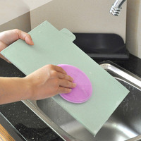 Tampons de lavage de vaisselle en Silicone accessoires de cuisine bol Pot casserole brosses de nettoyage