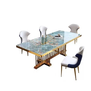 Mesa de Comedor Tradicional Grande, con Capacidad para 10 a 12 Personas, de Forma <span class=keywords><strong>Rectangular</strong></span>, con Tablero de Granito o Mármol - Product Image 2