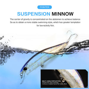 Cheery for Bearking alta calidad OEM al por mayor ABS impreso cebo duro Artificial en cientos de colores para pesca en Río - Product Image 3