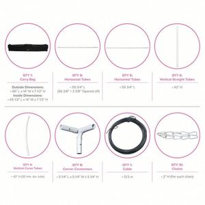 Letrero Publicitario Circular Colgante para Techo, Accesorio para Eventos y Ferias Comerciales - Product Image 4