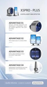 Tất cả các vòng phân tích hình ảnh nang tóc da đầu Scanner Detector X5 Pro Da phân tích da da da đầu - Product Image 3
