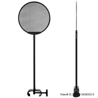 Filtre de microphone réglable PS-6 en métal et ABS, moule privé, pour enregistrement, gaming, podcasting, améliore la qualité sonore, fabriqué en Chine