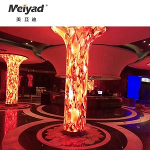 Écran LED flexible personnalisé P4 intérieur <span class=keywords><strong>Trompette</strong></span> Écran LED créatif - Product Image 3