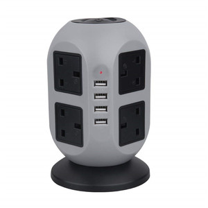 Nhà máy nóng bán 8 cách 4 cổng USB điện cắm ổ cắm mở rộng ổ cắm điện đa cắm ổ cắm - Product Image 2