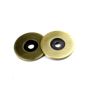 Harga murah Cina Shower gudang pintu perangkat keras pintu geser tombol antik kuningan bulat tabung pegangan tarik - Product Image 3