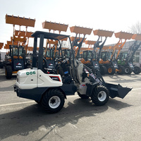 JLE906 Chargeuse sur pneus agricole électrique compacte 2000kg Mini chargeuse-pelleteuse électrique frontale Petite Pala Cargadora