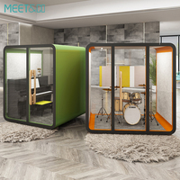 Cabine Acoustique Insonorisée de Bureau, Grande Cabine de Confidentialité Acoustique, Pod Insonorisant pour Bureau
