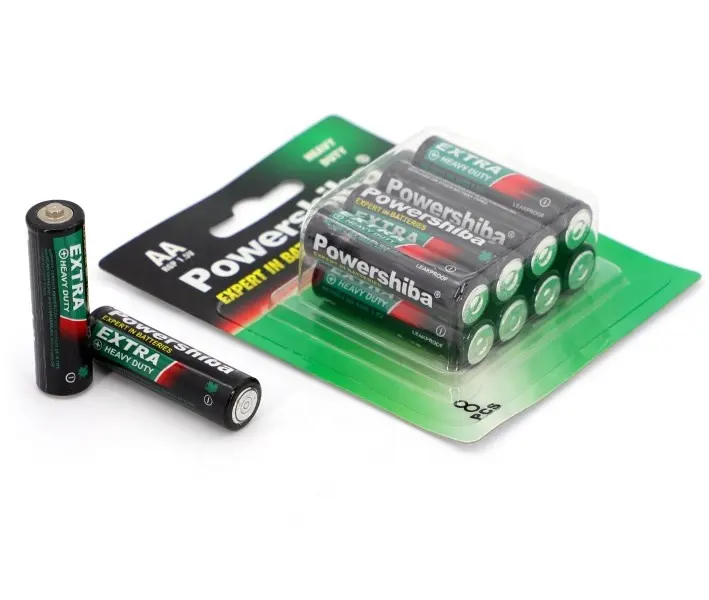 R6 kartu Blister 1.5V ekstra berat AA baterai UM-3 baterai kering