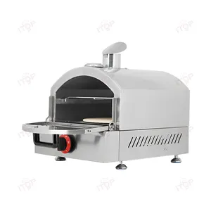 Outdoor Commercial Pizza Oven 12inch Gas Portable Propane Fire Kitchen Pizza Maker Baking Machine Pizza