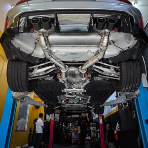 ท่อไอเสียกลางขนาด 89 มม. สำหรับ BMW M3 M4 G80 G82 S58B30A 3.0T ปี 2021-2024 พร้อมเหล็กยึด - Product Image 6