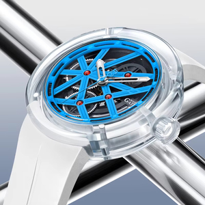 Montre homme BG7702, montre mécanique allemande, montre squelette entièrement automatique, montre-bracelet, cadeau de la Saint-Valentin pour petit ami, série Metaverse - Product Image 3