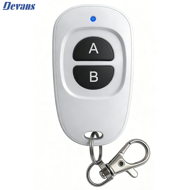 433Mhz RF Wireless Garage Gate Remote Control 2 Buttons EV1527 Learning Code Transmitter Electric Doors Key Rolling Shutter Door