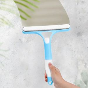 Esponja de Plástico Ecológica 3 en 1, Multifuncional para el Hogar, Limpiador de Vidrios, Espejos, Regadera, Raspador de Ventanas, 23x20cm - Product Image 3
