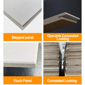 Dalles de plafond insonorisantes en fibre de verre minérale, panneaux de plafond en laine minérale de type Armstrong - Product Image 3