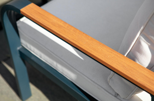 อลูมิเนียมเฟอร์นิเจอร์สวนกลางแจ้ง loveseat โซฟา modular นอกระเบียงระเบียงสวนหลังบ้านที่นั่งกลางแจ้ง - Product Image 5