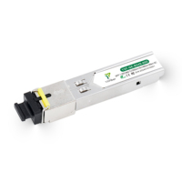 Module SFP 1.25G BIDI 80km 1490nm/1550nm Simplex LC/SC DDM SMF Transceiver Optique Fibre pour Réseaux Ethernet