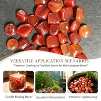 Pierres d'agate roulées teintées et polies 10-15mm, pierres précieuses en vrac pour la guérison, la méditation, la décoration intérieure et le remplissage de vases