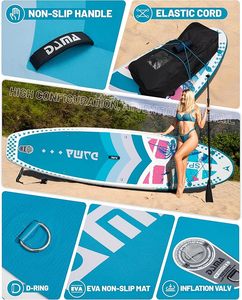 PF Wholesale Price Sup Gonfiabile Inflatable Paddle Board Stand up Padel Surfing DM22/4 Full Custom Design Customize Deck <b>Pads</b> R - Product Image 6